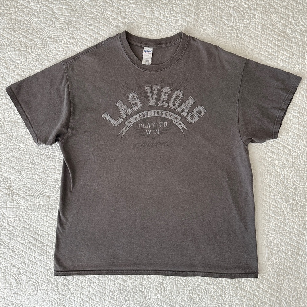 Vintage Las Vegas Graphic T-Shirt Tee Cotton XL
